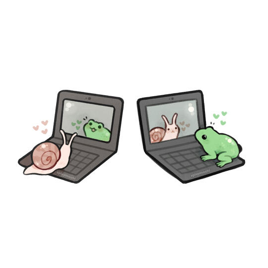 Date night frog and snail